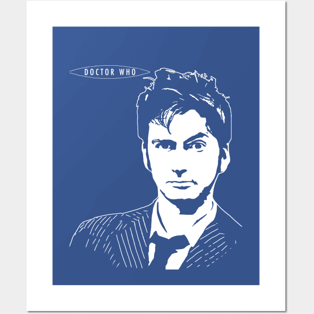 10th Doctor David T Wall Art by Diversions pop culture designs